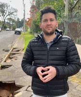 28/08/2025 - Vereador Eliton Ávila visita bairro Vila Nova e solicita manutenção de calçadas