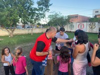 29/04/2019 - Fernando Lourenço e grupo Unidos pela Fé realizam evento beneficente na sede do Atlético Clube Veterano
