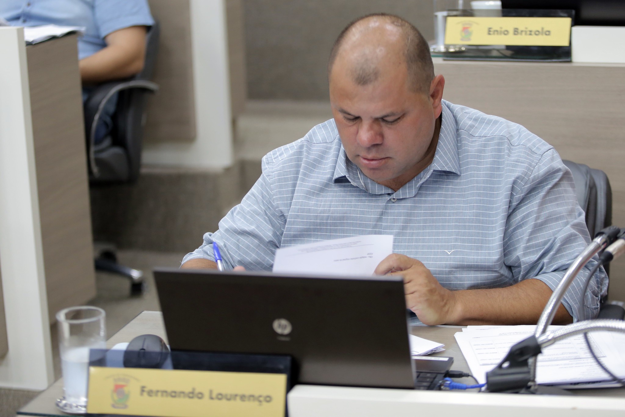 29/07/2020 - Vereador Fernando Lourenço demanda conserto de infiltração na rua Província de São Pedro