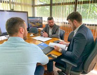 29/09/2022 - Vereador Gustavo Finck participa de reunião em Porto Alegre sobre implementação do 5G