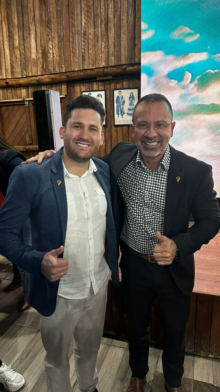 29/09/2025 - Vereador Eliton Ávila participa de mobilização do Podemos RS 