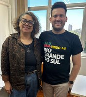 29/09/2025 - Vereador Eliton recebe representante do Movimento da Economia Solidária de Novo Hamburgo