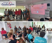 30/03/2022 - Vereadora Lourdes Valim participa de live da associação dos aposentados