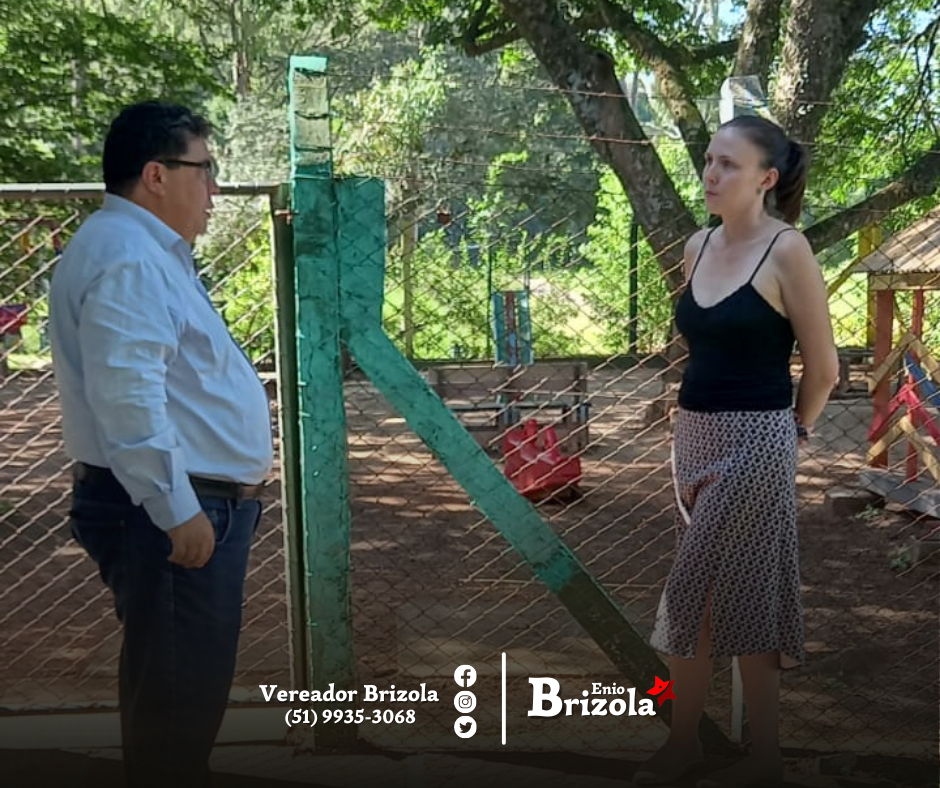 30/03/2022 - Vereador Brizola visita a EMEI Branca de Neve