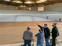 30/04/2021 - Gustavo Finck recebe a visita do Secretário de Esporte e Lazer do Rio Grande do Sul