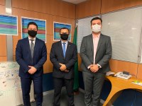 30/09/2021 - Presidente Raizer participa de reunião no Ministério do Turismo