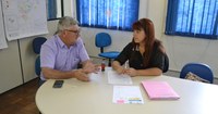 31/01/2018 - Vereador Nor Boeno se reúne com diretora de Habitação para tratar de assuntos relacionados à pasta