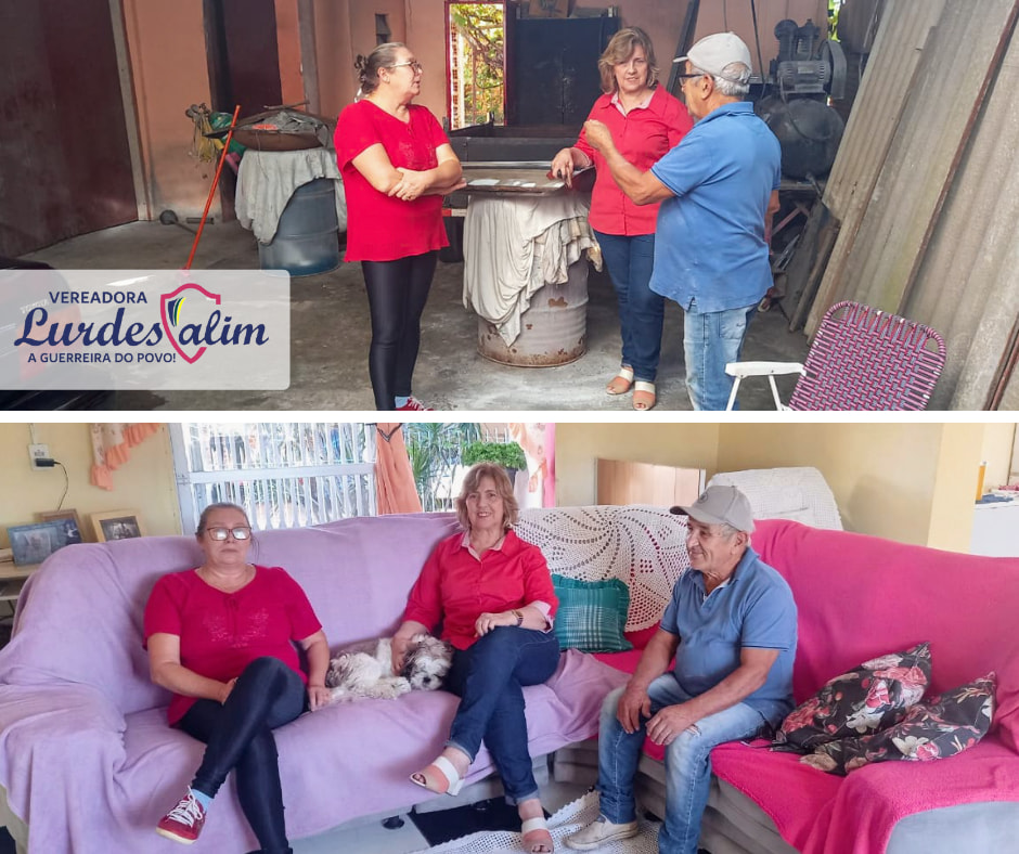 31/03/2022 – Vereadora Lourdes Valim visita família no bairro Primavera