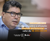 31/03/2022 - Brizola cobra licitação para Município não perder R$ 200 mil em recursos federais 
