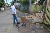 08/11/2019 - Vereador Nor Boeno requer conserto de vazamento junto à Comusa