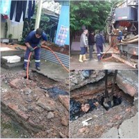 05/06/2017 - Gabinete: Vereador Nor Boeno acompanha atendimento de demanda da Vila Iguaçu