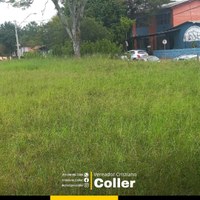 02/05/2022 - Vereador Cristiano Coller visita a praça Vereador Alberto Mosmann e reforça pedido de melhorias para o local