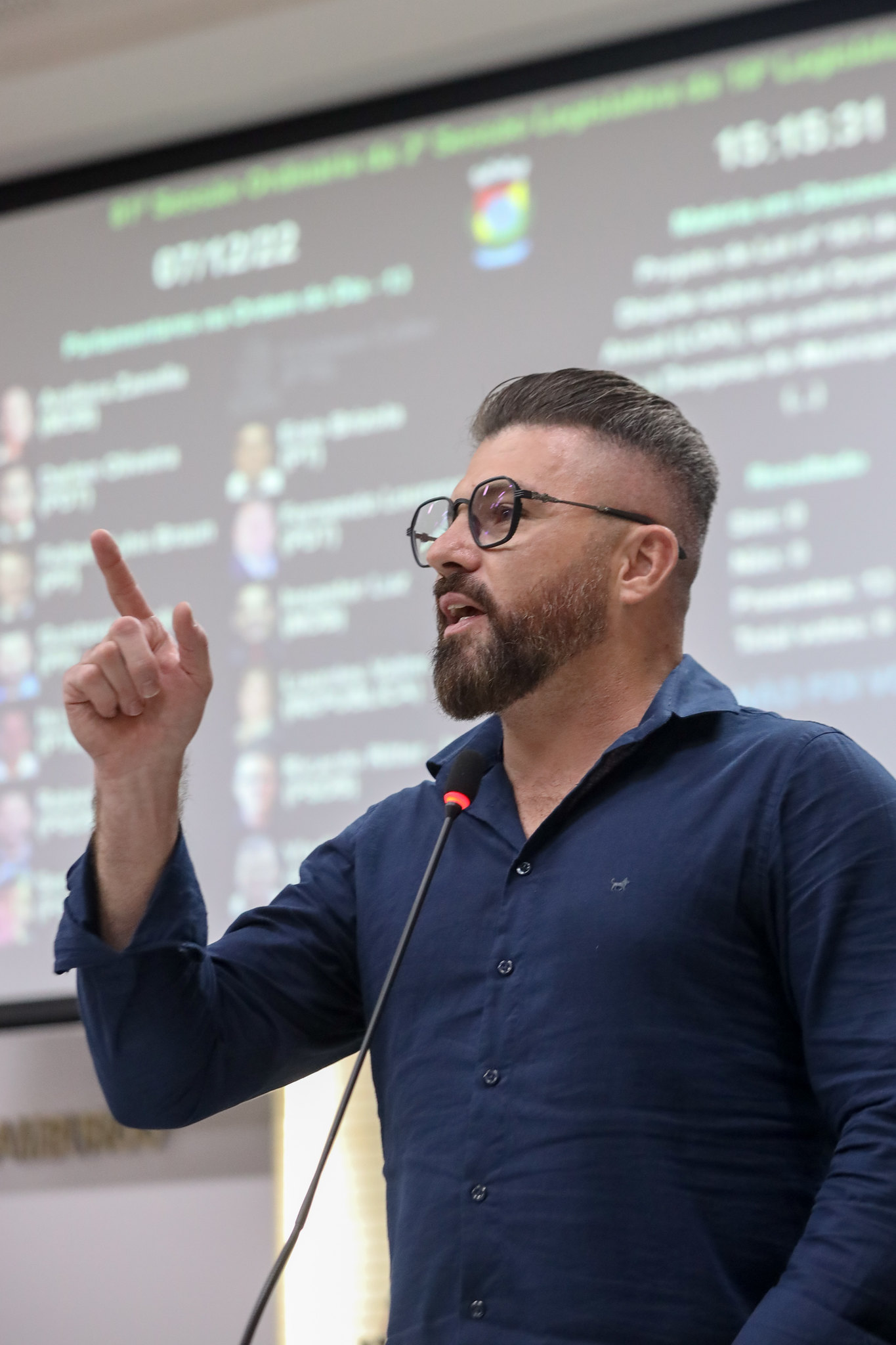 12/12/2022 - Vereador Gustavo Finck (PP) demonstra capacidade de articulação e derruba projetos da Reforma da Previdência