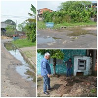 26/09/2018 - Vereador Nor Boeno solicita desentupimento de esgoto em Canudos